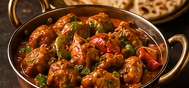Kadhai Chicken & Tandoori Roti
